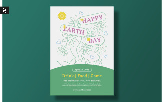 World Earth Day Flyer Template