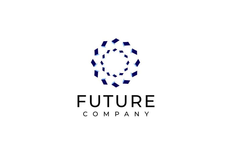 Abstract Dynamic Rotation Future Logo Logo Template
