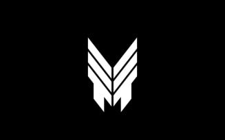 Black Dynamic Monogram TM Logo