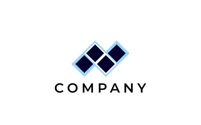 Dynamic Pixel Letter N Logo Logo Template