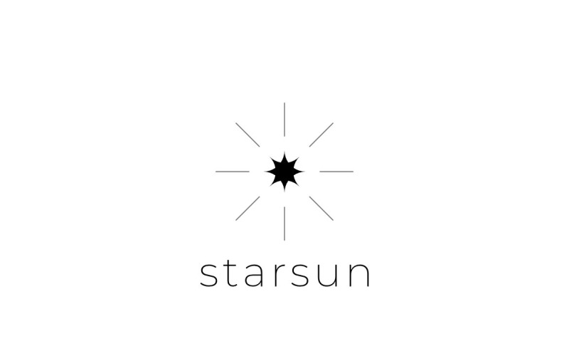 Elegant Light Star Sun Logo Logo Template