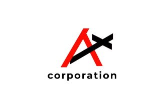 Monogram AX Letter Dynamic Logo