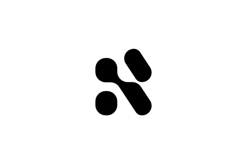 Tech Monogram Letter RS Logo Logo Template