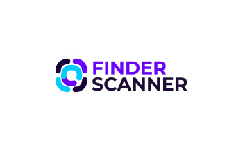 Finder Scanner Flat Startup Logo