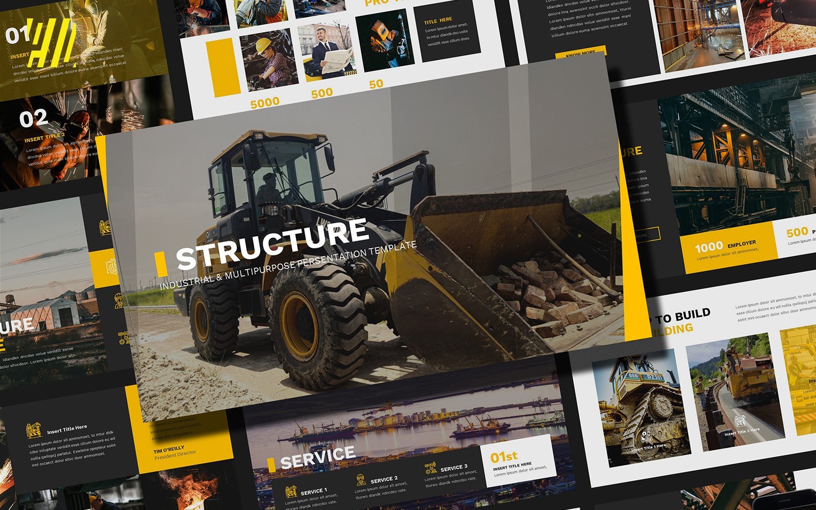 Template #235714 Industrial Company Webdesign Template - Logo template Preview