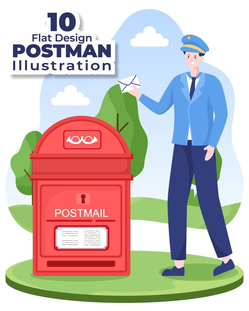 Kit Graphique #235742 Mailbox Postman Divers Modles Web - Logo template Preview