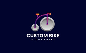 Bike Gradient Logo Design