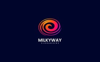 Milky Way Gradient Logo Style