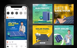 Solar Energy Social Media Template