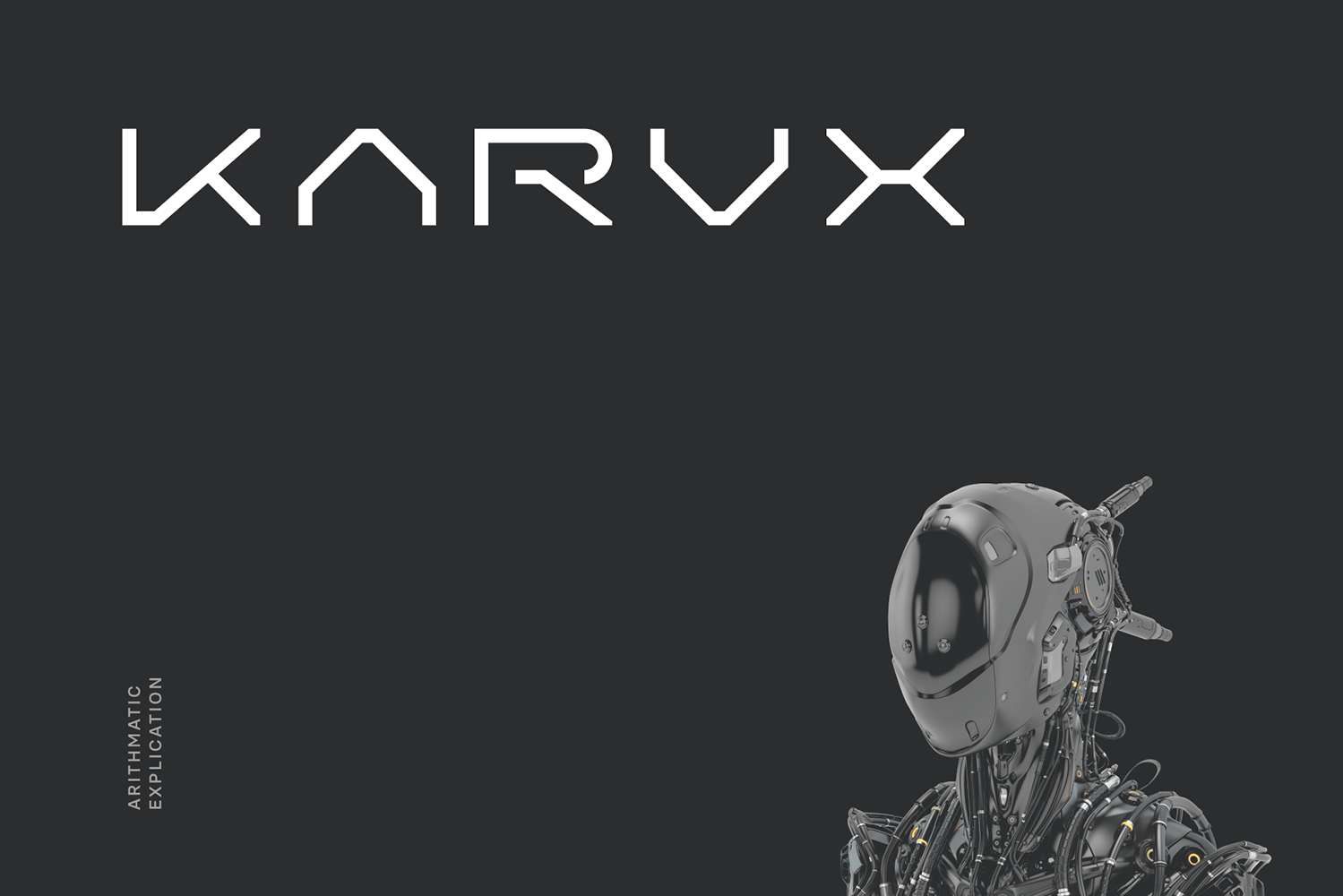 Karvx Futuristic Tech Font