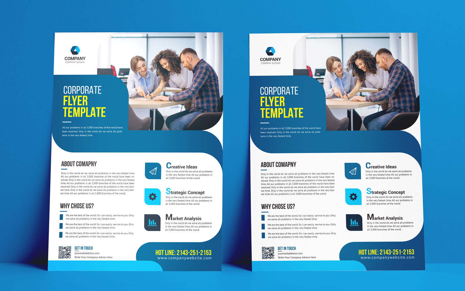 Template #235842 Flyer Corporate Webdesign Template - Logo template Preview