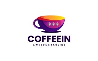 Coffee Gradient Colorful Logo Style