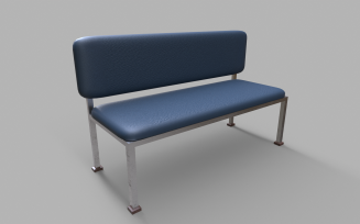 Seating Low-poly 3D model