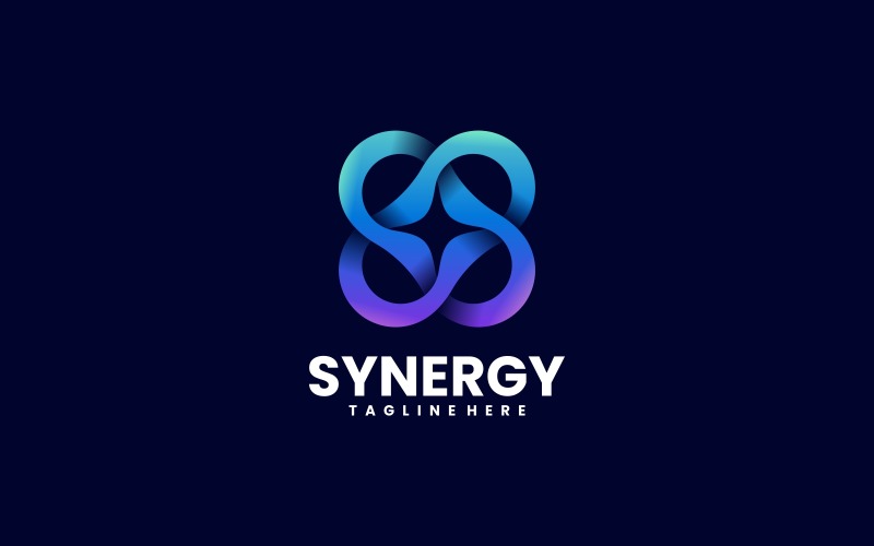 Synergy Color Gradient Logo Logo Template