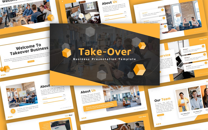 Takeover Business Multipurpose PowerPoint Presentation Template PowerPoint Template