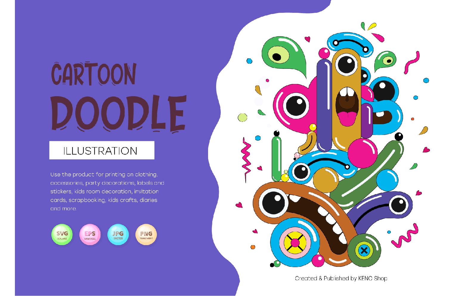 Template #235907 Doodles Pop Webdesign Template - Logo template Preview