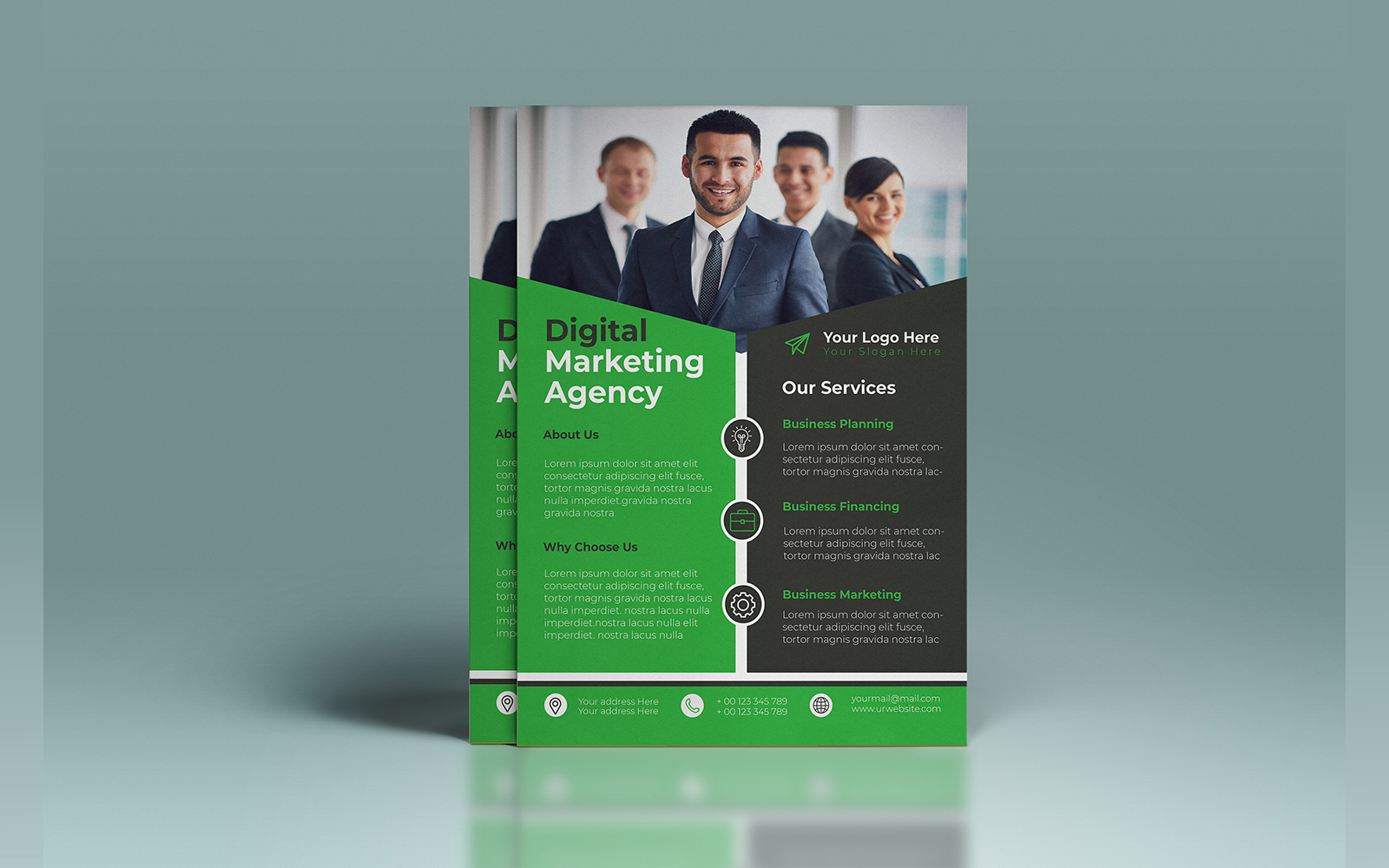 Template #235956 Corporate Flyer Webdesign Template - Logo template Preview