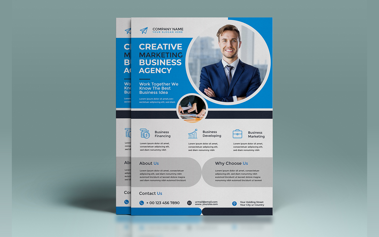 Template #235958 Corporate Flyer Webdesign Template - Logo template Preview
