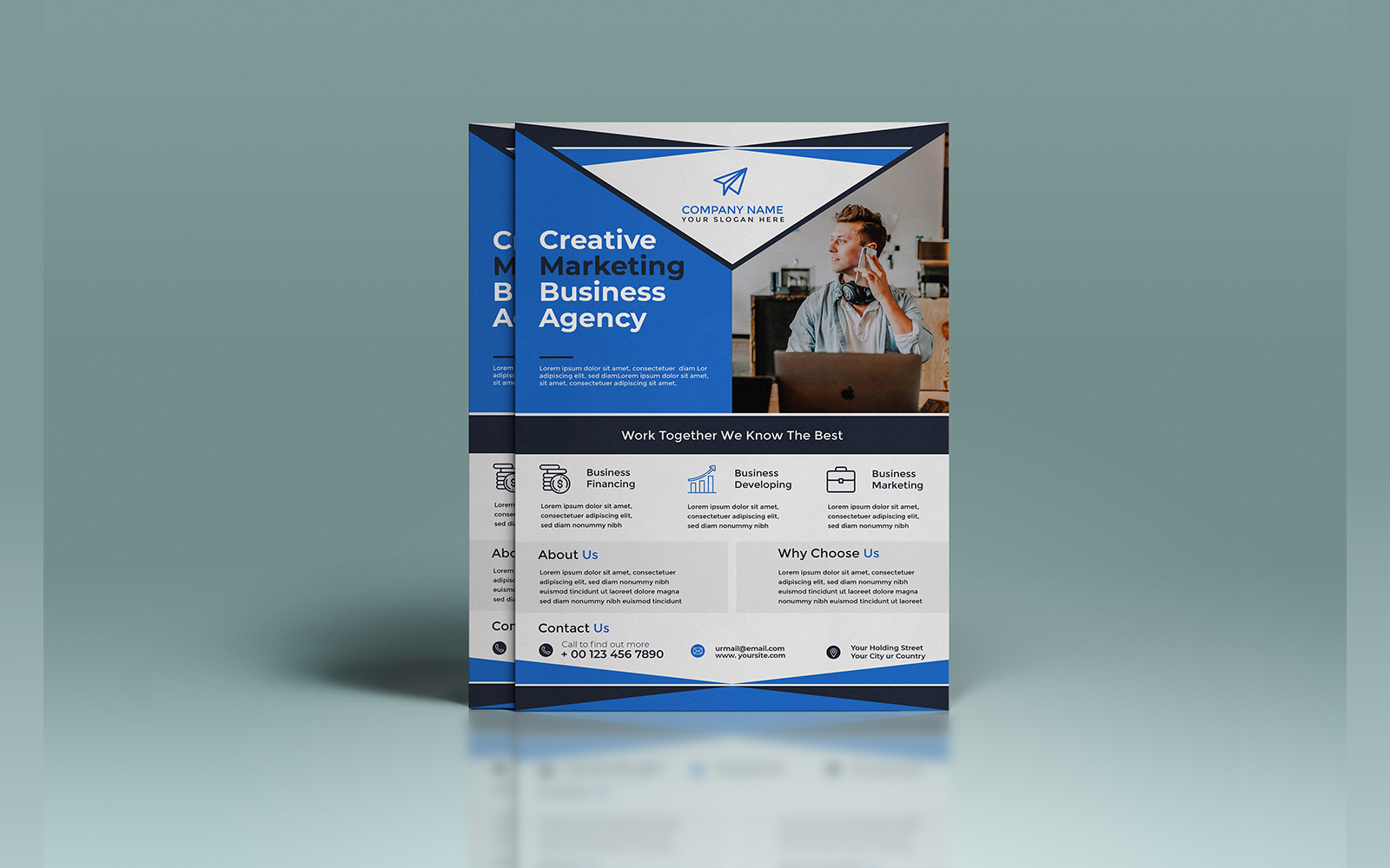 Template #235960 Corporate Flyer Webdesign Template - Logo template Preview