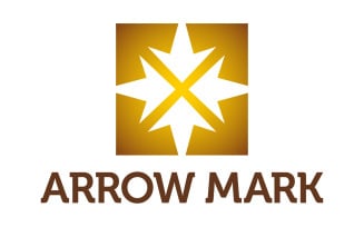 Arrow Mark Unique Logo Template