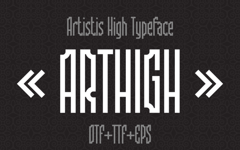 Arthigh Multilingual Display Font