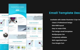 Multipurpose Corporate Business Campaign Promotional Mailchimp Email Template Design