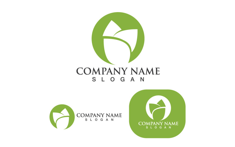 Tree Leaf Ecology Logos Of Green Vector 2 Logo Template