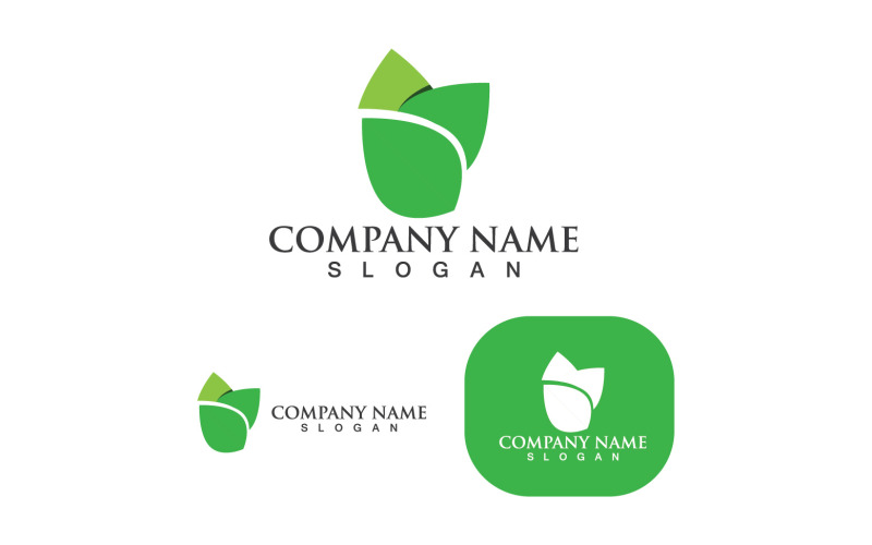 Tree Leaf Ecology Logos Of Green Vector 3 Logo Template