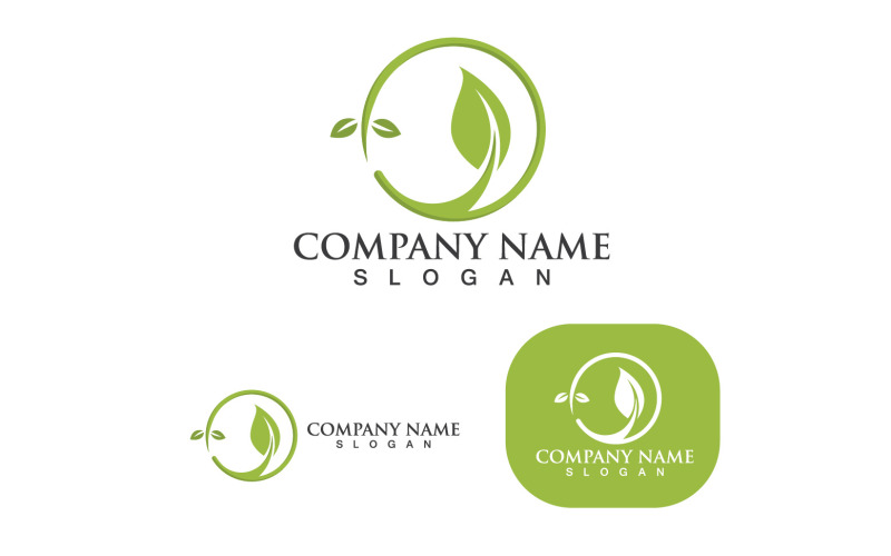Tree Leaf Ecology Logos Of Green Vector 5 Logo Template