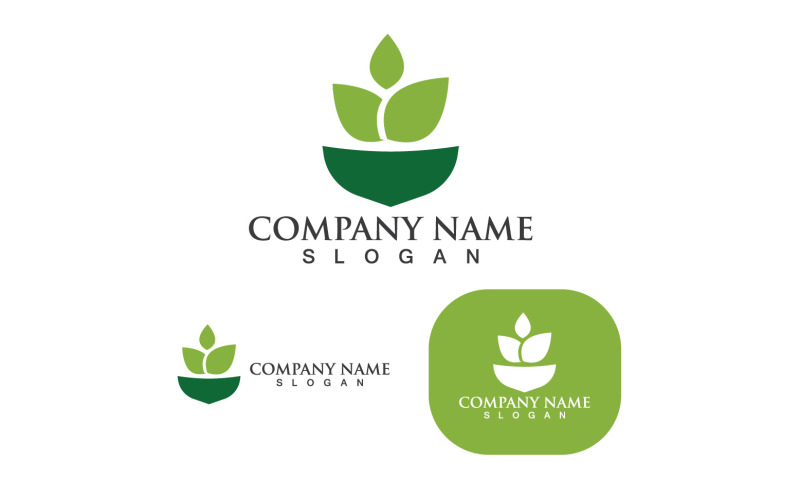 Tree Leaf Ecology Logos Of Green Vector Logo Template