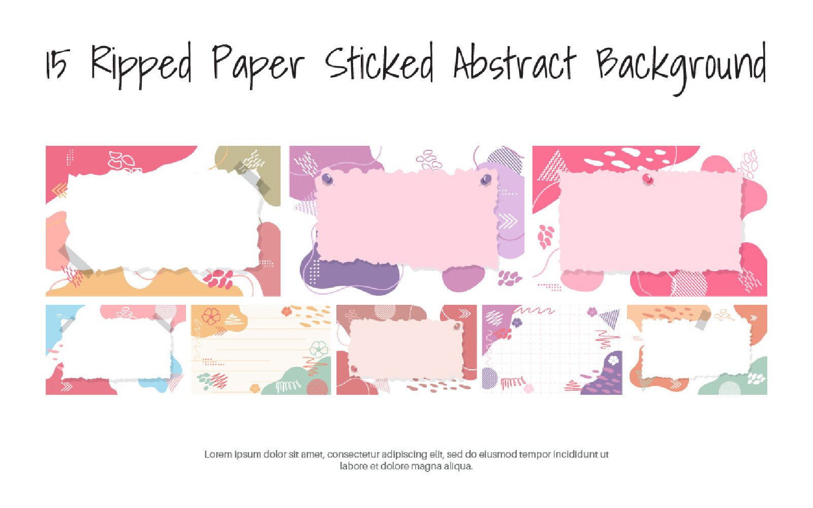 Template #236061 Ripped Paper Webdesign Template - Logo template Preview