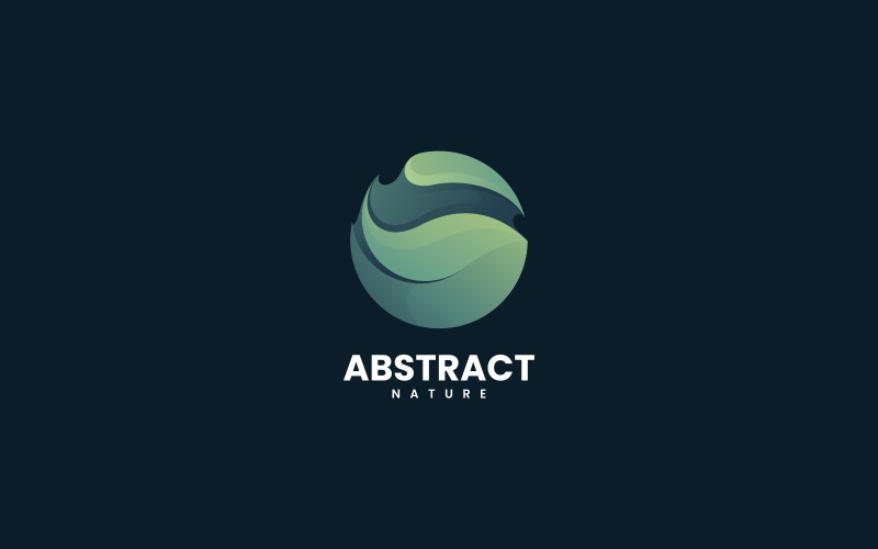 Abstract Nature Gradient Logo Logo Template