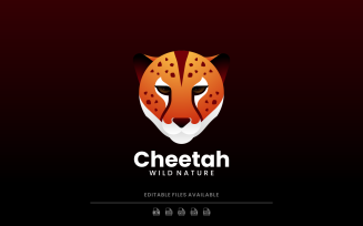 Cheetah Gradient Logo Style