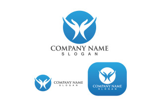 Hand Care Logo And Symbol Vector Template 1