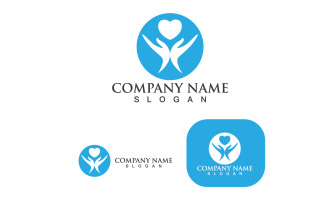 Hand Care Logo And Symbol Vector Template 3