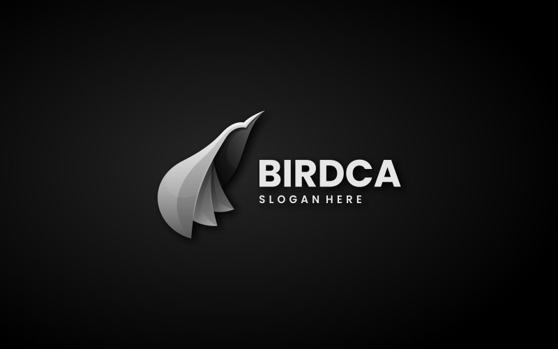 Little Bird Color Gradient Logo Logo Template