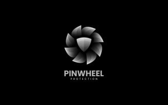 Pinwheel Gradient Logo Design