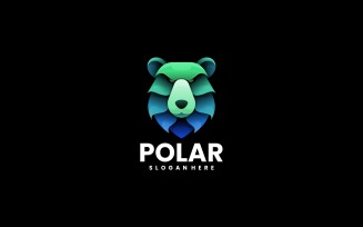 Polar Head Gradient Logo Style
