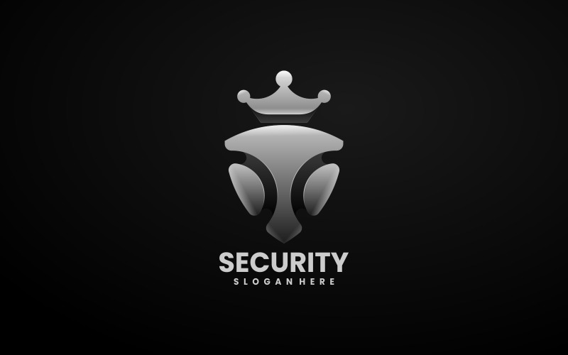 Security Gradient Logo Style Logo Template