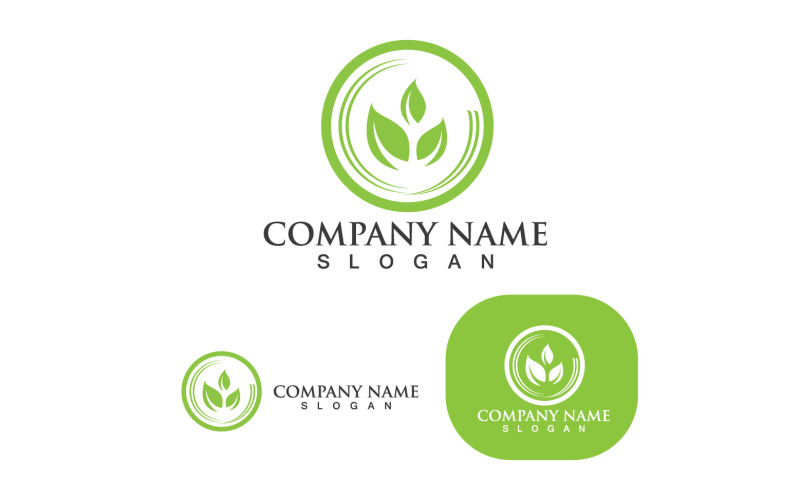 Tree Leaf Ecology Logos Of Green Vector 9 Logo Template