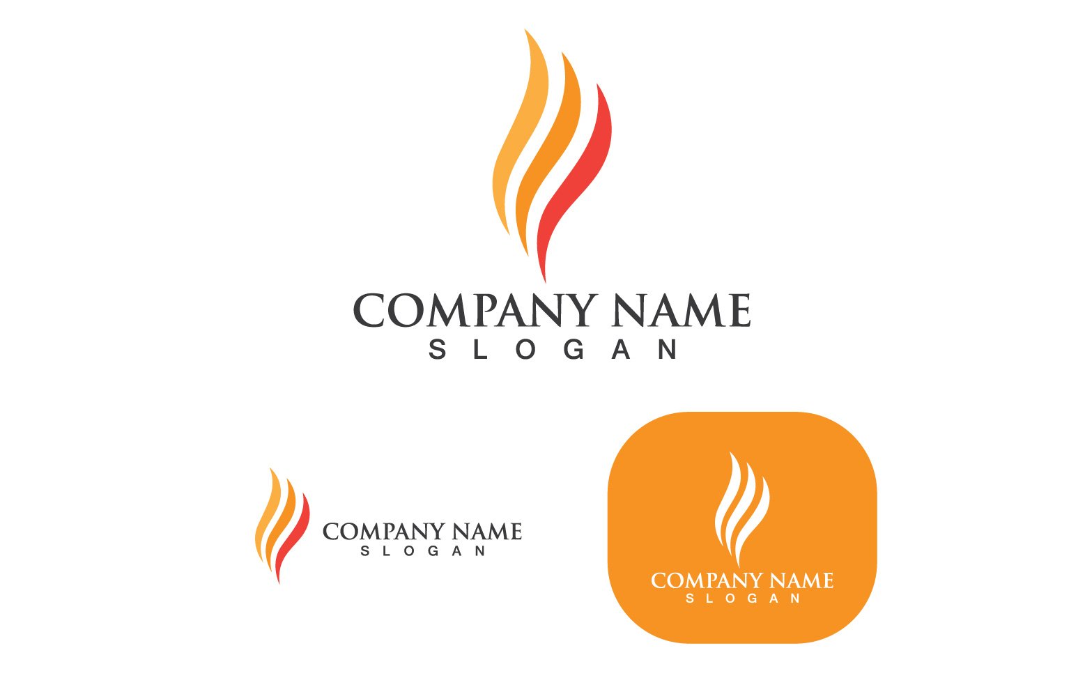 Template #236168 Fire Abstract Webdesign Template - Logo template Preview