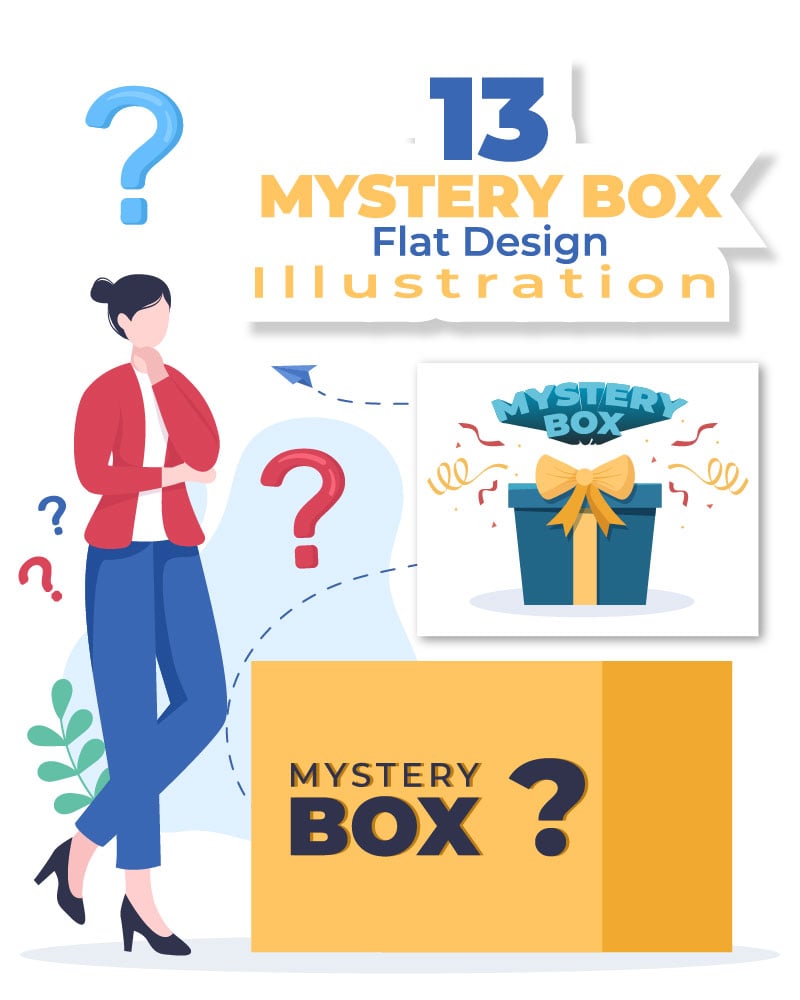 Template #236182 Box Mystery Webdesign Template - Logo template Preview