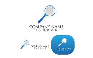 Magnifying Glass Logo And symbol 1