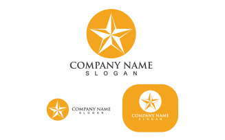 Star Icon Logo Template Vector Illustration Design V3