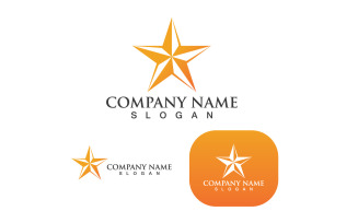 Star Icon Logo Template Vector Illustration Design V4
