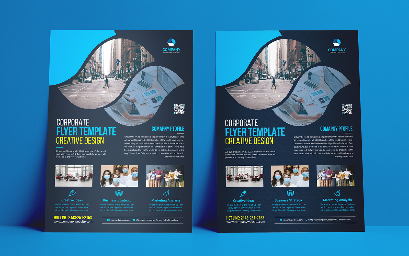 Template #236236 Flyer Corporate Webdesign Template - Logo template Preview