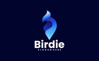 Bird Color Gradient Logo Template