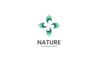 Nature Gradient Logo Design