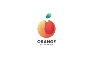 Orange Gradient Logo Template