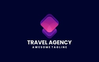 Travel Agency Gradient Logo